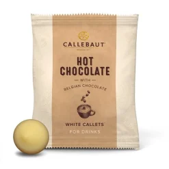 Callebaut Hot Chocolate callets Wit 35 gram (25x)* Chocolade|Chocolade Druppels