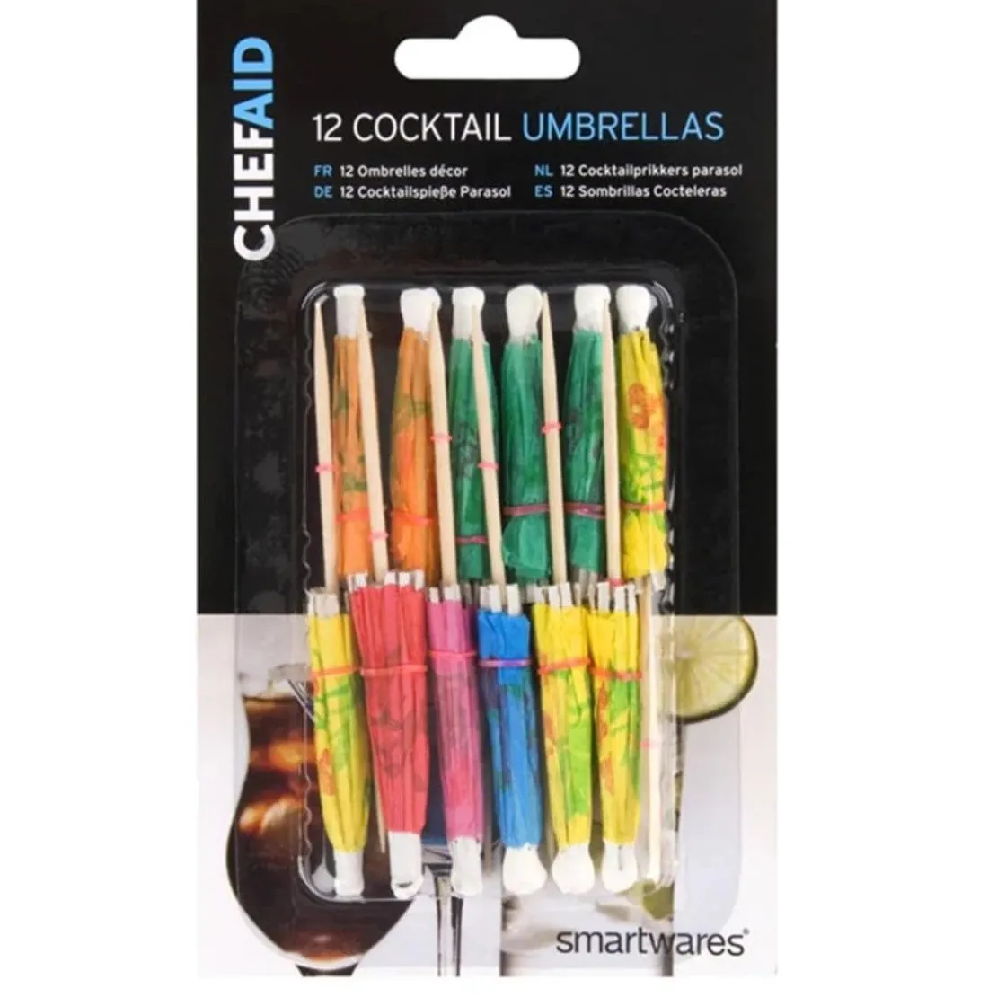ChefAid Taartprikker Parasol 12st.* Ijsprikkers|Prikkers En Ringen