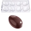 Chocolate World Chocolade Holvorm Glad Ei (8x) 70x47x25mm* Hol Vormen