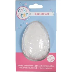 Culpitt Chocolade Holvorm Ei gebroken Set/2 Klein 8,7x6x2,9cm* Hol Vormen