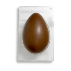 Decora Chocolade Holvorm Half-Ei Glad 135x205mm* Hol Vormen