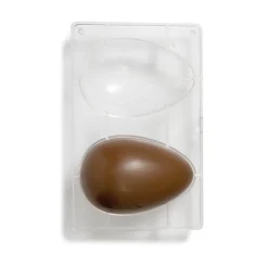 Decora Chocolade Holvorm Half-Ei Glad (2x) 150x100mm* Hol Vormen