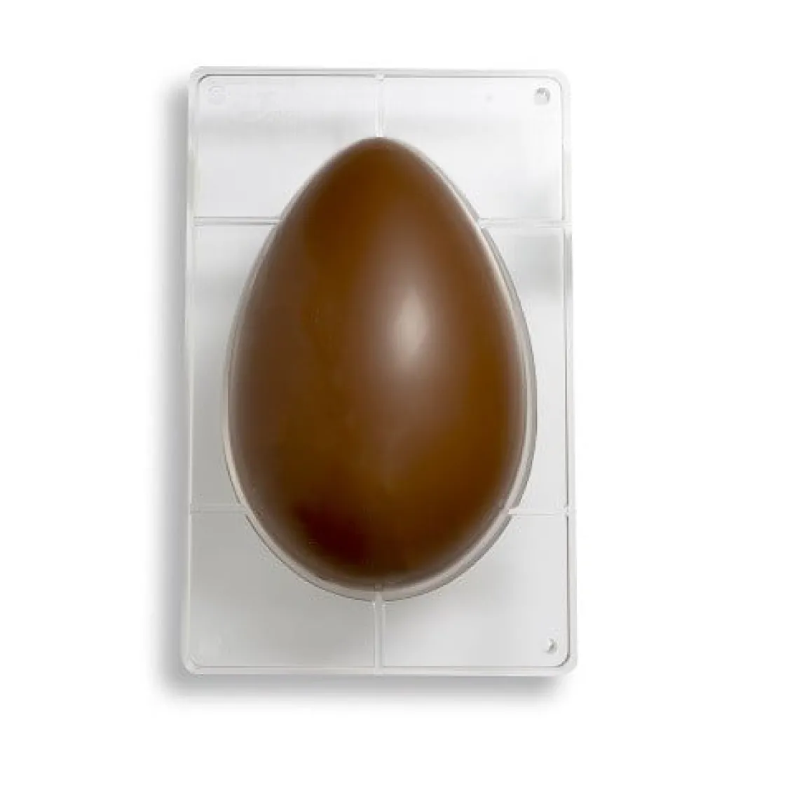 Decora Chocolade Holvorm Half-Ei Glad 175x260mm*** Hol Vormen