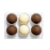 Decora Chocolade Holvorm Halve Bol (6x) Ø75 mm* Hol Vormen