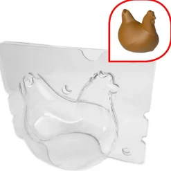 FriFri Chocolade Holvorm Kip 9cm* Hol Vormen