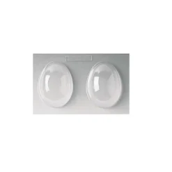 Martellato Chocolade Holvorm Pasen Half-Ei Glad (4x) 8x6x2,5cm.* Hol Vormen