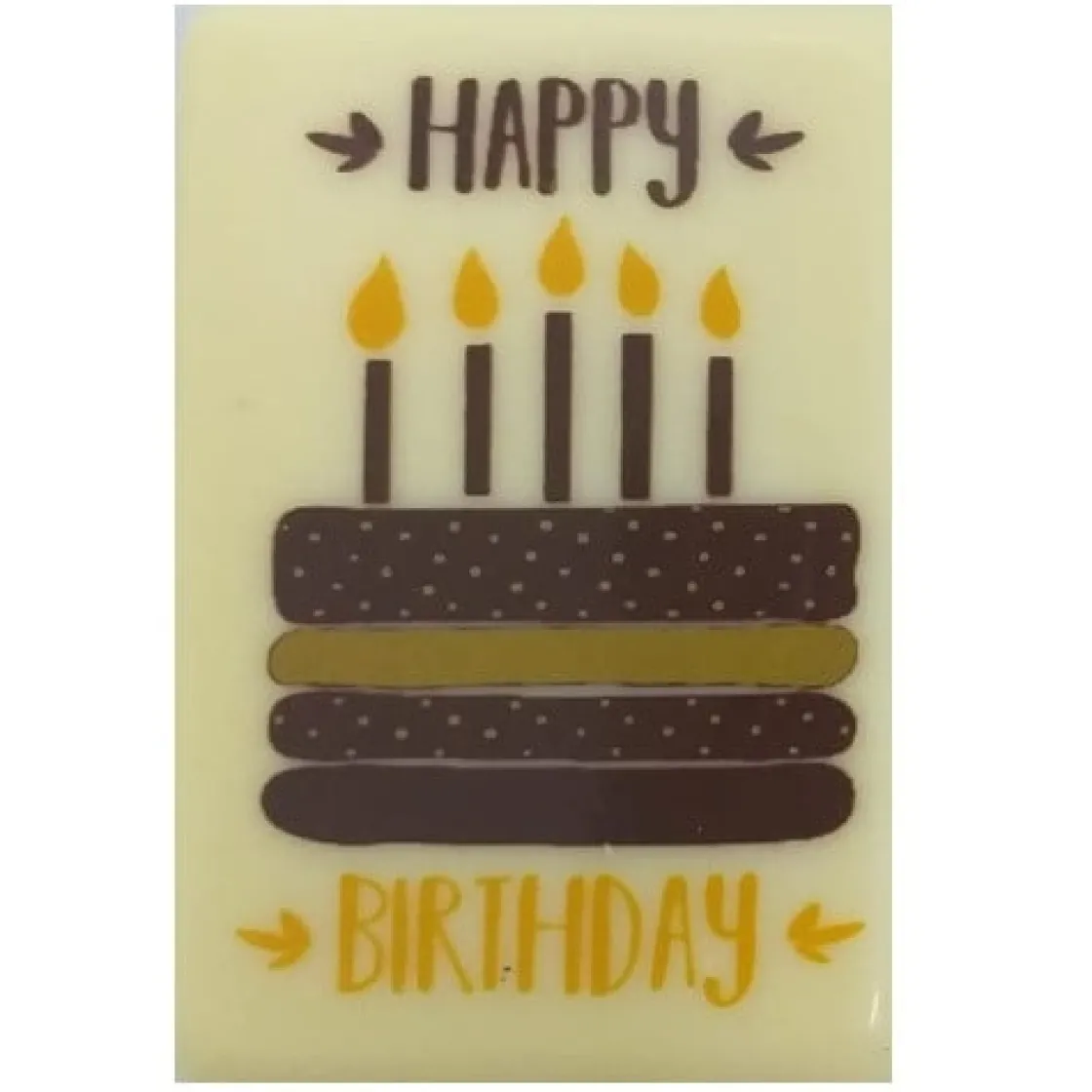 Overig Chocoladedecoratie Happy Birthday 50st.* Chocolade Decoraties|Chocolade Decoraties