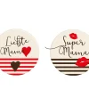 Overig Chocoladedecoratie Liefste Mama Rond Ø3cm 54st.* Figuur Decoraties|Chocolade Decoraties