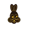 Overig Chocoladedecoratie Paashaas Donker met Goud 140 stuks* Figuur Decoraties|Chocolade Decoraties