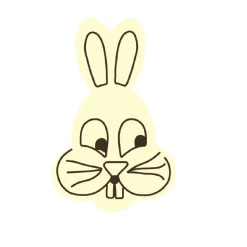 Overig Chocoladedecoratie Paashaas Wit 140 stuks*** Chocolade Decoraties|Chocolade Decoraties