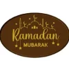Overig Chocoladedecoratie Ramadan Mubarak Ovaal 3,4x5,5cm 30st.* Chocolade Decoraties|Chocolade Decoraties