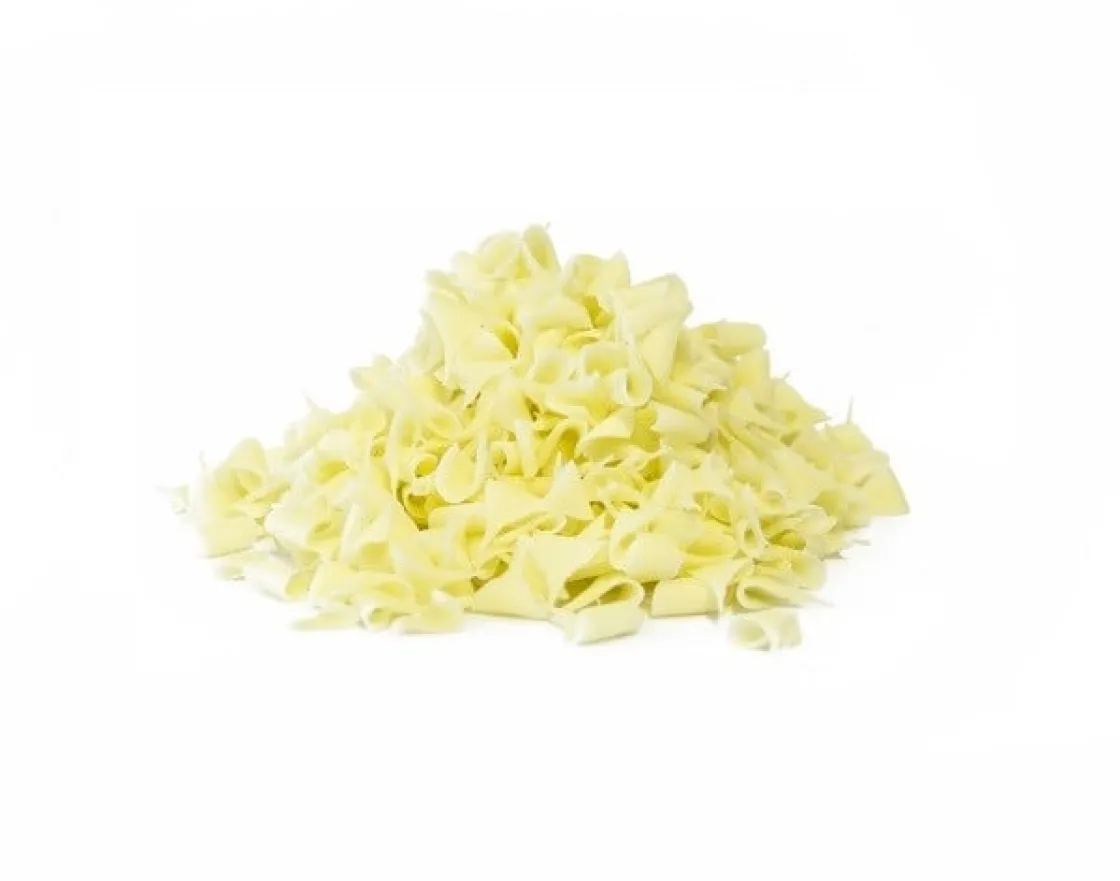 Overig Chocoladekrullen klein Wit 2kg* Chocolade Decoraties|Ijsdips