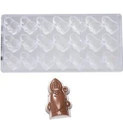 Chocolate World Chocolademal Sint Praline (21x) 40x25x18 mm* Figuur Mallen