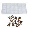 Chocolate World Chocolademal Alfabet (A t/m Z) 4x3x0,6cm* Cijfer En Letter Vormen