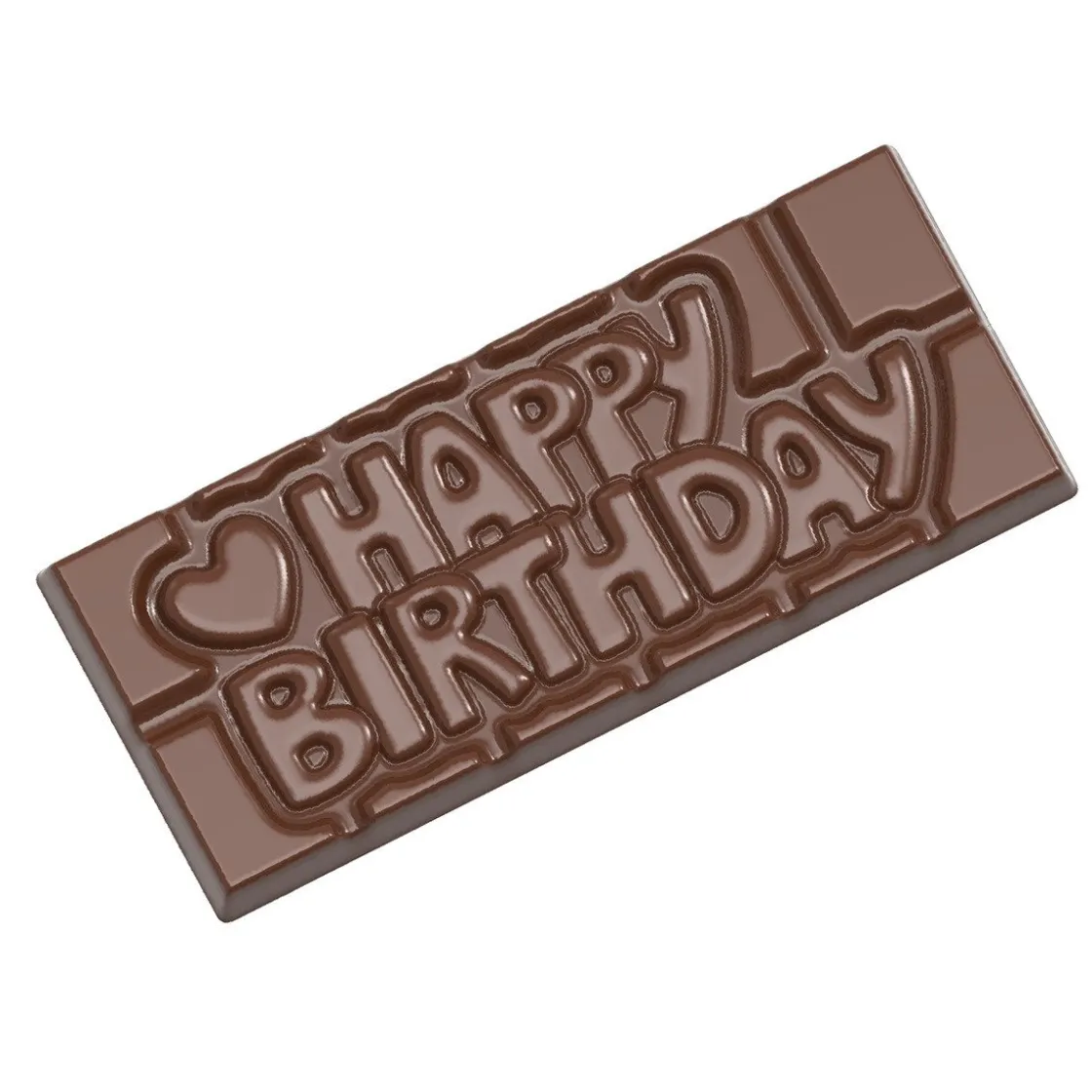 Chocolate World Chocolademal Tablet Happy Birthday (4x)* Tabletten En Repen Vormen