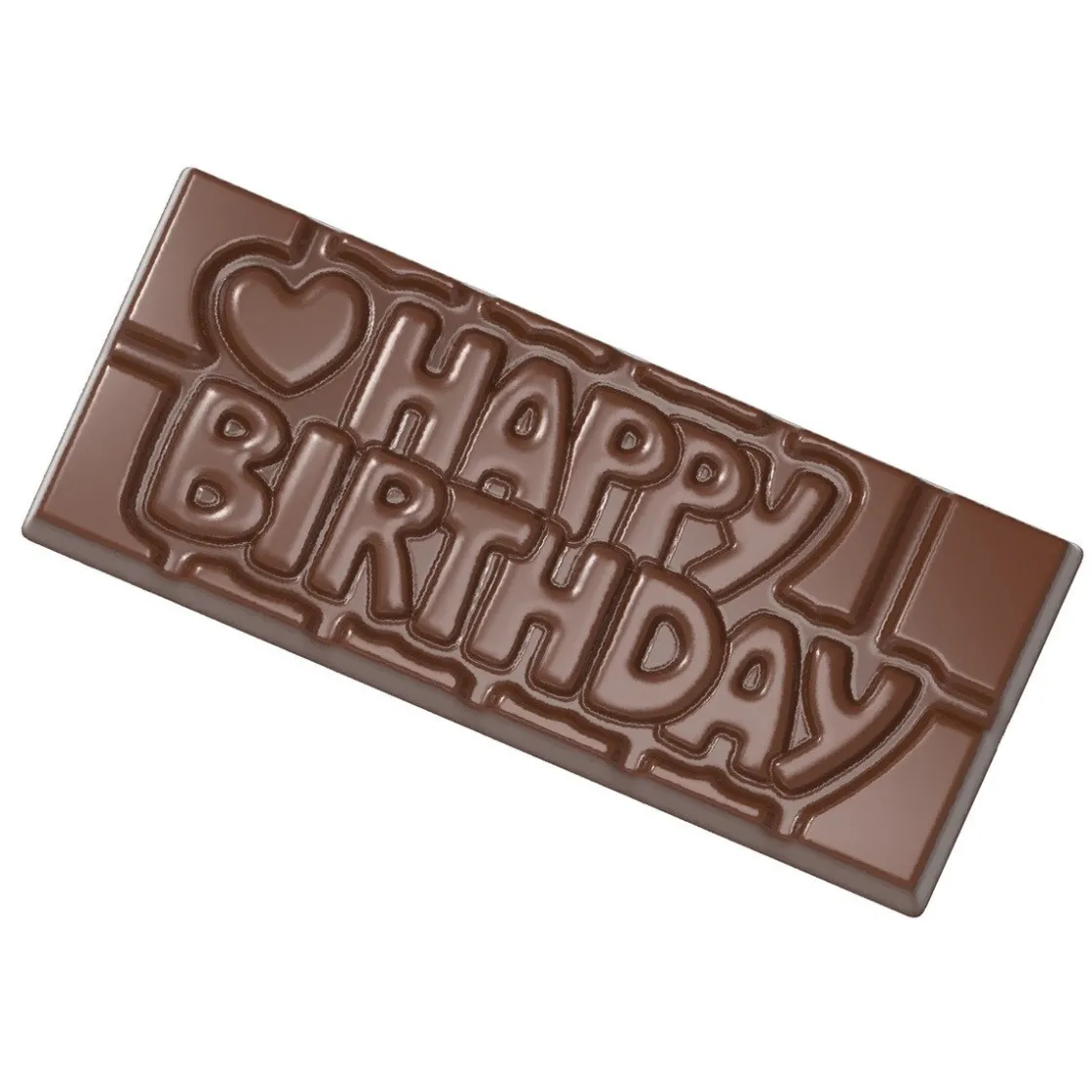 Chocolate World Chocolademal Tablet Happy Birthday (4x)* Tabletten En Repen Vormen
