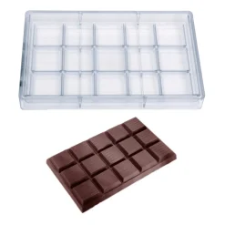 Chocolate World Chocolademal Tablet 1kg (15vak) 250x160x25mm* Tabletten En Repen Vormen