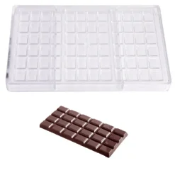 Chocolate World Chocolademal Tablet (3x) 156x77x8mm* Tabletten En Repen Vormen