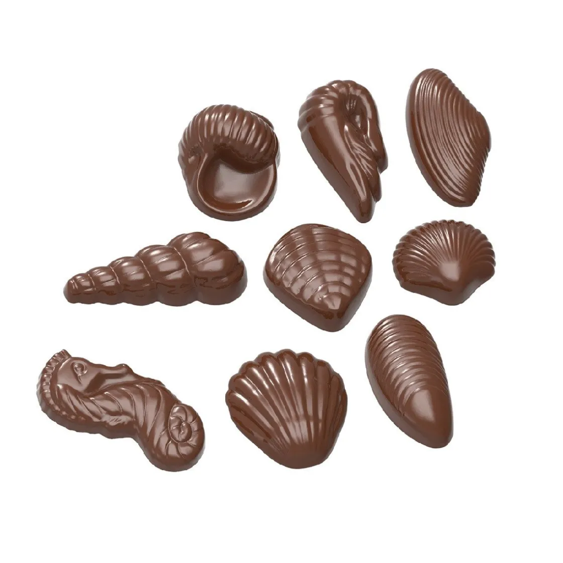 Chocolate World Chocolademal Zeefiguren (22x)* Figuur Mallen