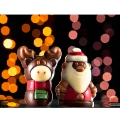Chocolate World Chocolademal Kerstman (21x) 38x27x17,5mm* Figuur Mallen