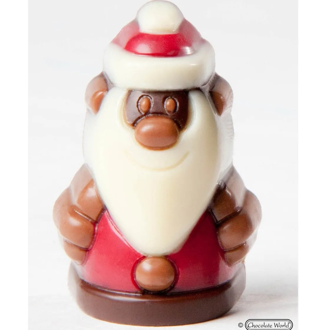 Chocolate World Chocolademal Kerstman (21x) 38x27x17,5mm* Figuur Mallen