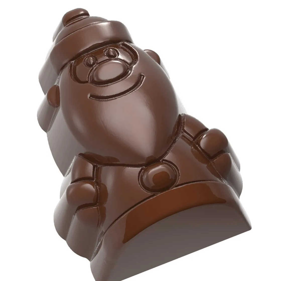Chocolate World Chocolademal Kerstman (21x) 38x27x17,5mm* Figuur Mallen