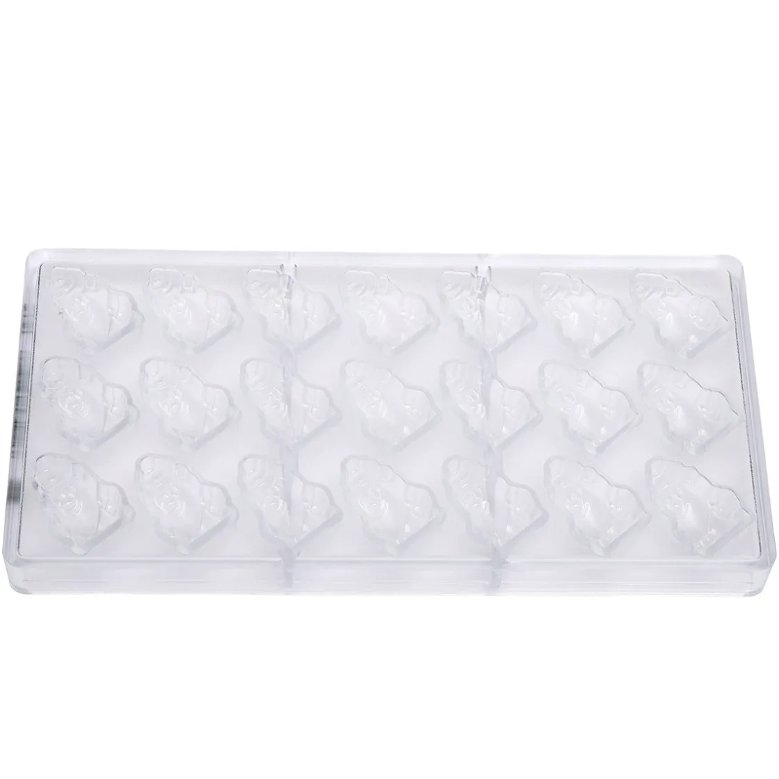 Chocolate World Chocolademal Kerstman (21x) 38x27x17,5mm* Figuur Mallen