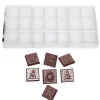 Chocolate World Chocolademal Kerst Ass. (21x) 31x10mm* Figuur Mallen