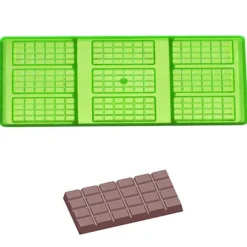 Chocolate World Chocolademal GL Tabletje (9x) 67x33x5mm*** Tabletten En Repen Vormen