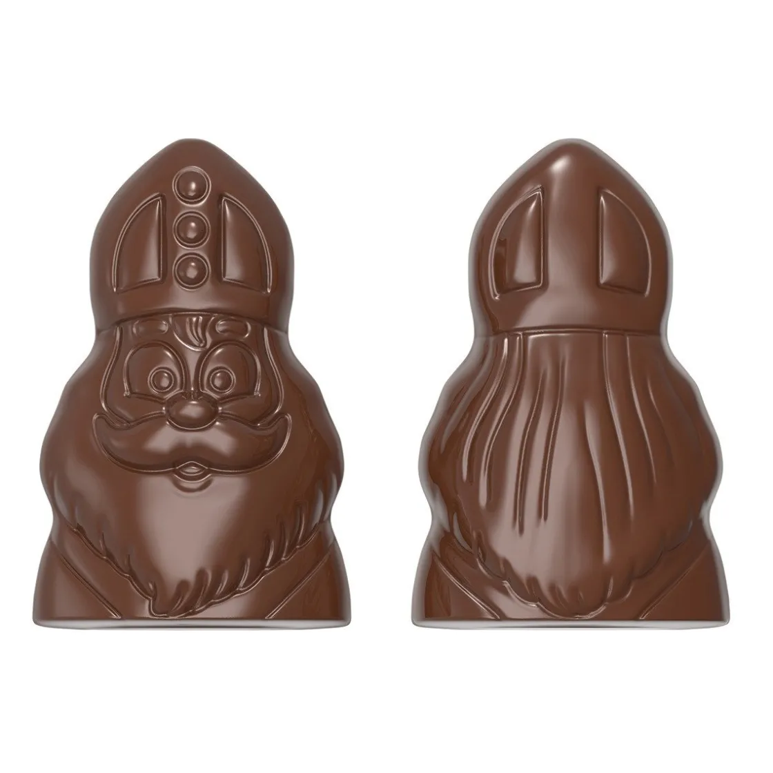 Chocolate World Chocolademal Sinterklaas (4x) 91x59x23mm* Figuur Mallen