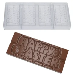 Chocolate World Chocolademal Tablet Happy Easter (4x)* Tabletten En Repen Vormen