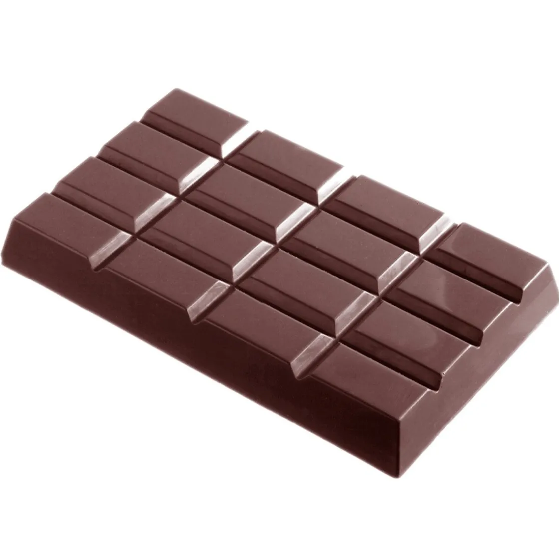 Chocolate World Chocolademal Tablet (2x) 165x113x24mm Dubai* Tabletten En Repen Vormen