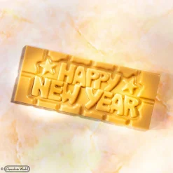 Chocolate World Chocolademal Tablet Happy New Year (4x)* Tabletten En Repen Vormen