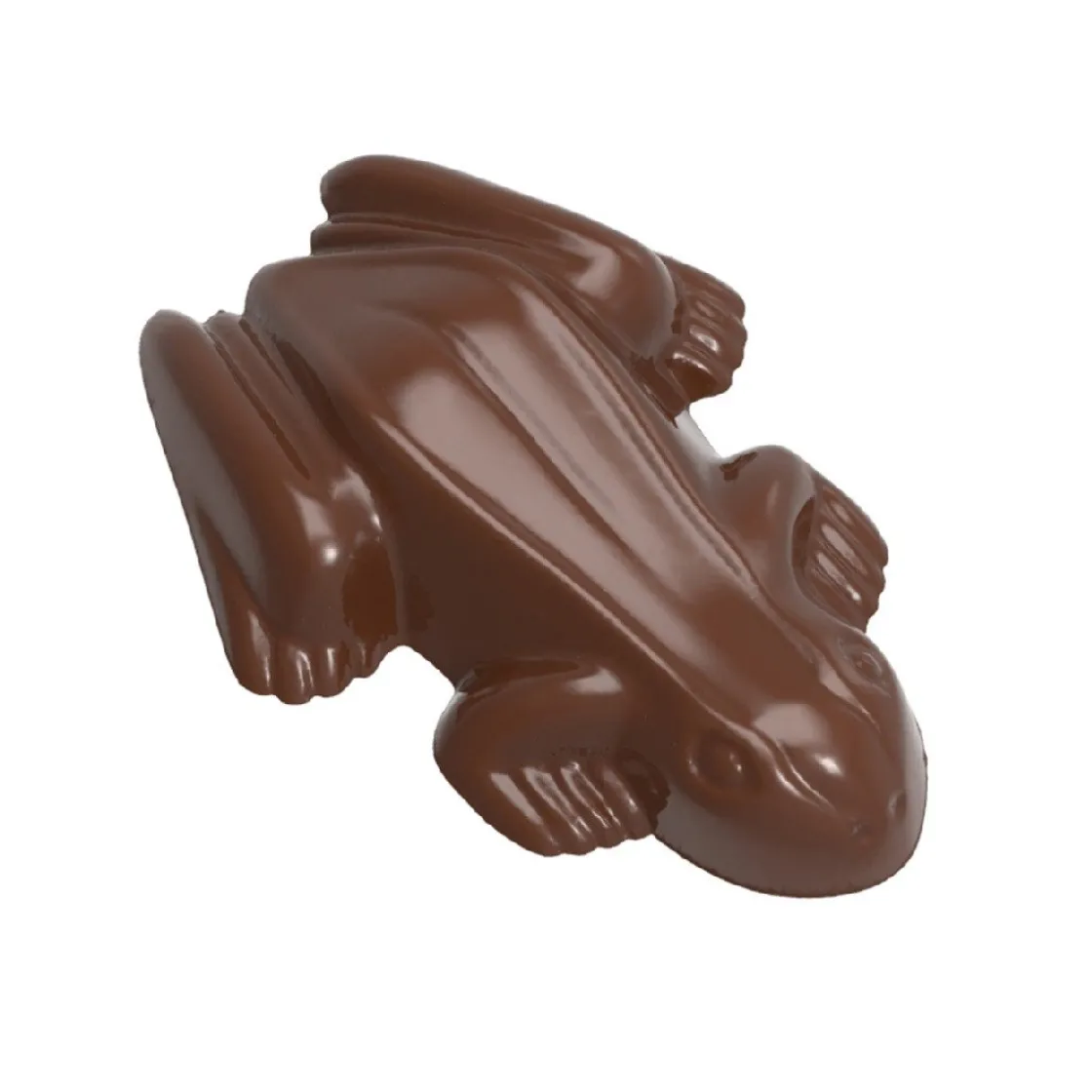 Chocolate World Chocolademal Kikker (10x) 66x45mm* Figuur Mallen