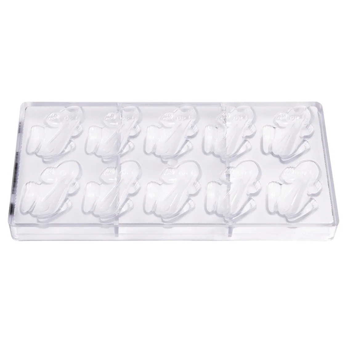 Chocolate World Chocolademal Kikker (10x) 66x45mm* Figuur Mallen