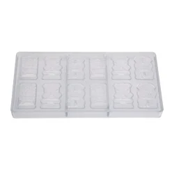 Chocolate World Chocolademal Vintage (12x) 53x36x3mm* Figuur Mallen