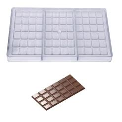 Chocolate World Chocolademal Tablet (3x) 156x77x5mm*** Tabletten En Repen Vormen