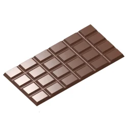 Chocolate World Chocolademal Tablet (3x) 156x77x5mm*** Tabletten En Repen Vormen