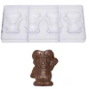 Chocolate World Chocolademal Piet Zwaait (4x) 79x60x18mm* Figuur Mallen
