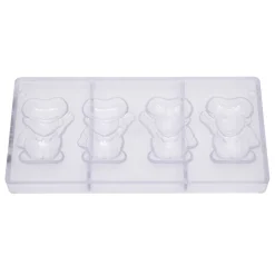 Chocolate World Chocolademal Piet Zwaait (4x) 79x60x18mm* Figuur Mallen