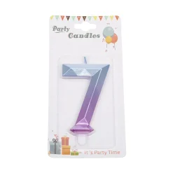 Overig Cijferkaars Geo Galaxy #7*** Kaarsjes En Vuurwerk