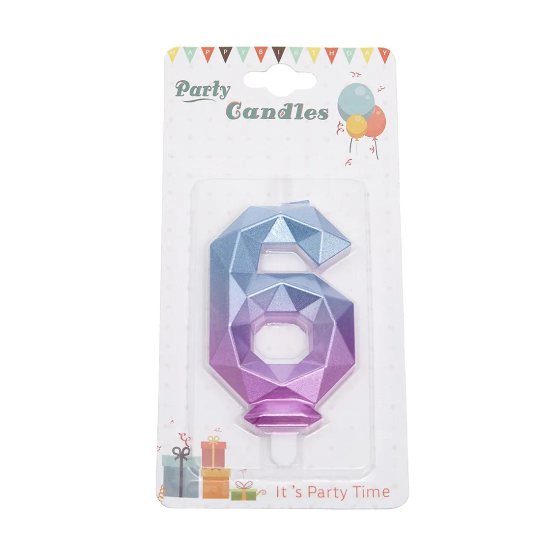 Overig Cijferkaars Geo Galaxy #6*** Kaarsjes En Vuurwerk