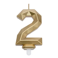Overig Cijferkaars Geo Goud #2* Kaarsjes En Vuurwerk