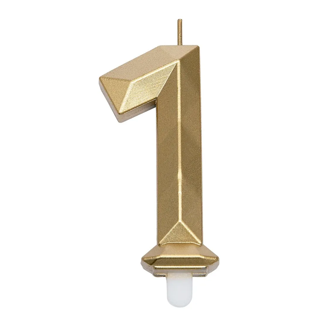 Overig Cijferkaars Geo Goud #1* Kaarsjes En Vuurwerk