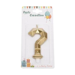 Overig Cijferkaars Geo Goud #Vraagteken?*** Kaarsjes En Vuurwerk