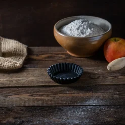 Clean Baking Products CleanBaking Kunststof Vlaaipan Gekarteld Ø8,5cm* Ronde Bakvormen