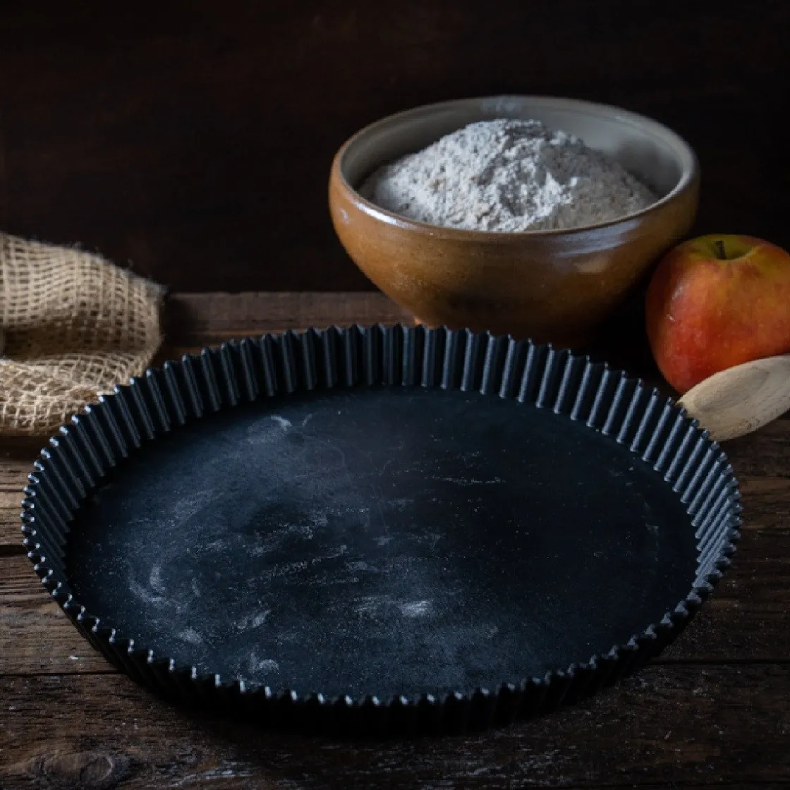 Clean Baking Products CleanBaking Kunststof Vlaaipan Gekarteld Ø26,5cm* Ronde Bakvormen