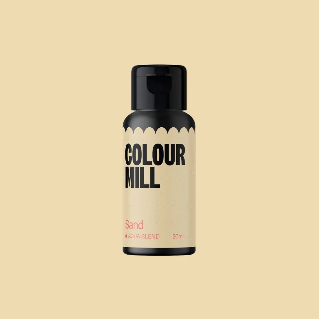 Colour Mill Aqua Blend Kleurstof Sand 20ml*** Vloeibare Kleurstoffen|Gel Kleurstoffen