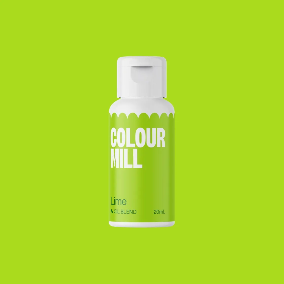 Colour Mill Kleurstof Oil Blend Lime 20ml* Chocolade Kleurstoffen|Vloeibare Kleurstoffen
