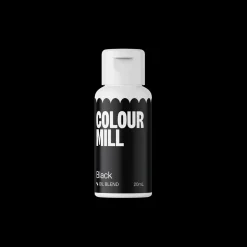 Colour Mill Kleurstof Oil Blend Black 20ml* Chocolade Kleurstoffen|Vloeibare Kleurstoffen